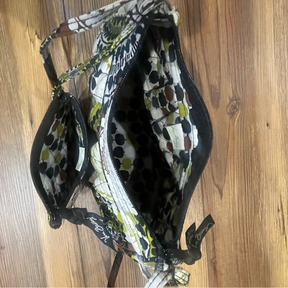 Vera Bradley Cocoa Moss Small Frannie Crossbody Shoulder Bag & Coin Purse NWOT - Picture 3 of 4